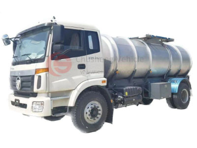 drinking water tank truck