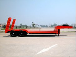 2 axles lowbed semi-trailer