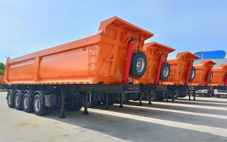 4 axles Dump Trailer
