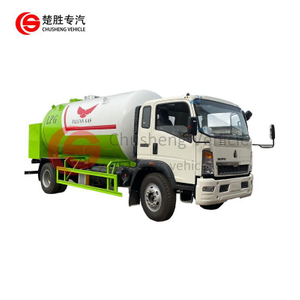 Bottom Price HOWO 15, 000 Liters LPG Bobtail Tanker Truck 7.5tons Mobile Dispenser LPG Bobtail for Zambia