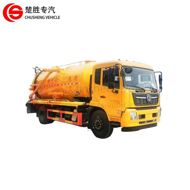 Hot Sales Dongfeng 4X2 High Pressure Cleaning Sewage Vacuum Truck Sewage Suction Truck