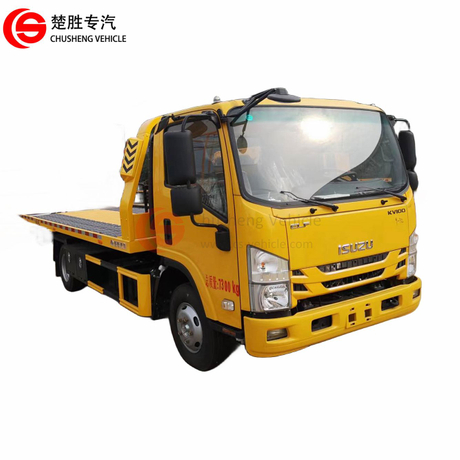 ISUZU One Carry Two 6 wheels 4T Flatbed Towing Truck