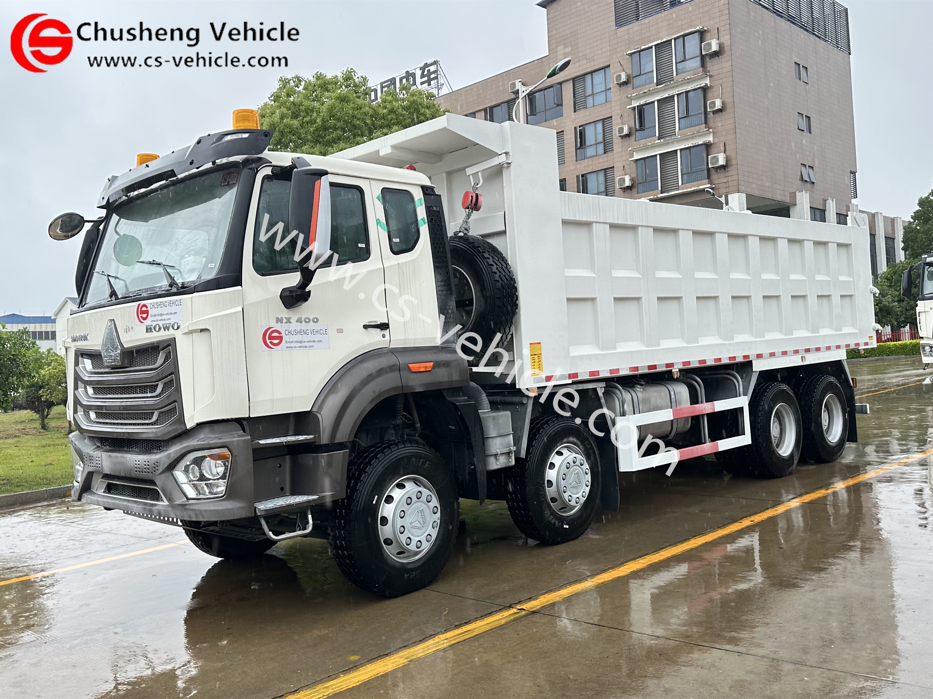 Bulk Order-Heavy Duty Dump Trucks And Dump Semi-trailers Shipped To Arica-CHUSHENG VEHICLE