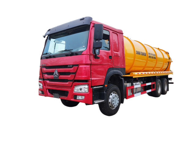 Hot Sell HOWO 6x4 371HP Vacuum Sewage Suction Tanker Truck Sewage Cleaning Truck for sale