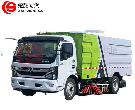 High quality DONGFENG 4×2 Street Road Cleaning Sweeper Truck