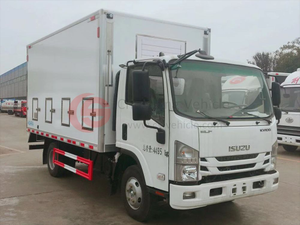 New Intelligent ISUZU 5 tons Live Baby Chick Old Chick Delivery Van Cargo Truck for sale