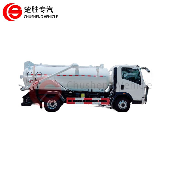 HOWO 4×2 Sewage Vacuum Tank Truck Sewage Suction Truck