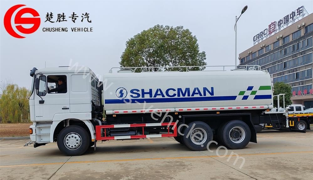 SHACMAN Water Sprinkler Tank Truck Exporting in Batches To Algeria - CS VEHICLE