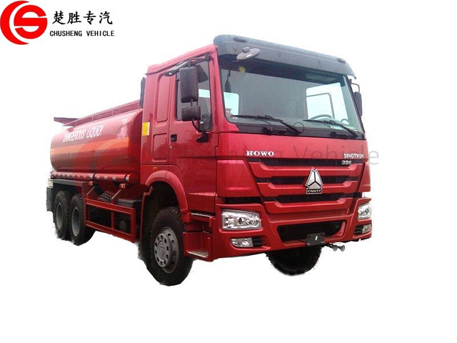 SINOTRUK HOWO 6X4 Chemical Liquid 20cbm Tank Truck Sulfuric Acid Tank Truck For Sale 