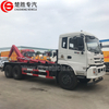 DONGFENG 4*2 Hook Arm Garbage Truck with Compaction Function Hydraulic Skip Loader Truck for Waste Collection
