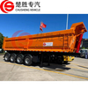 China Factory Manufacture Tipper Truck Trailer Type 4 Axles Dump Semi-traile Tipper Trailer for Sale