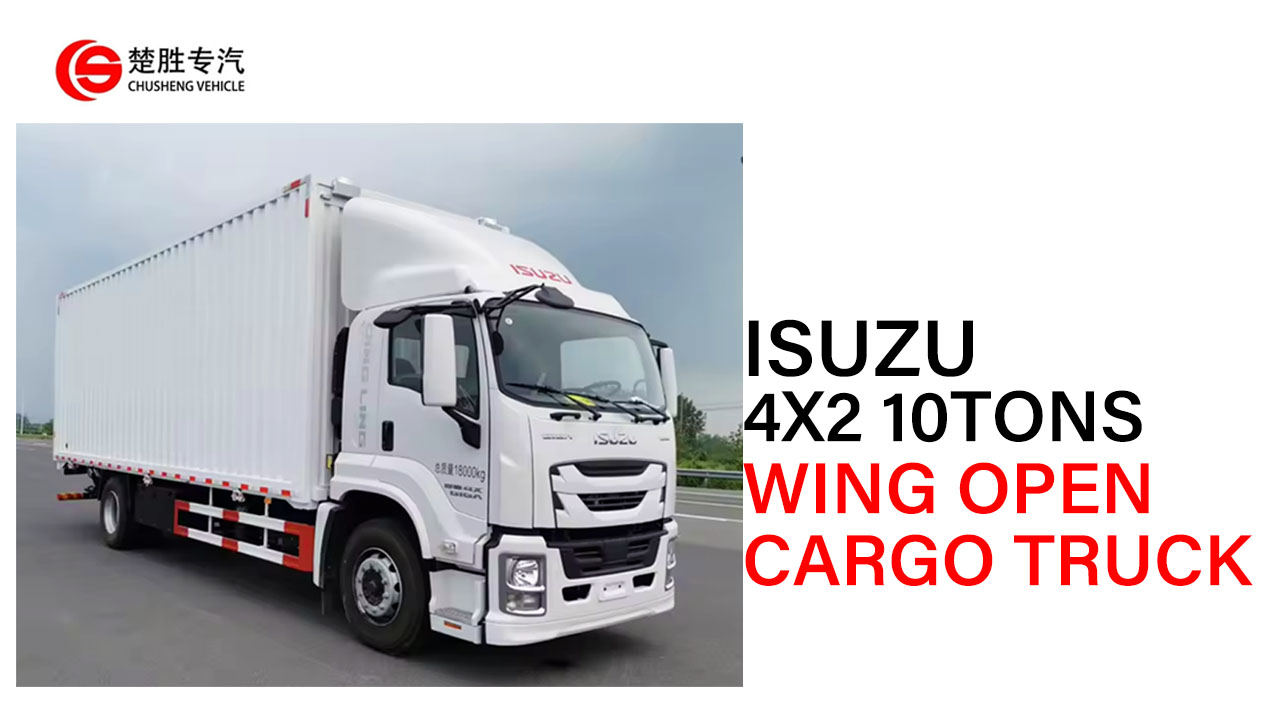 Isuzu 4x2 Wing Open Cargo Truck