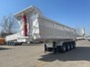 2 units 2025 Brand New Special Price White 4 Axles U Type Dump Semi trailer in Stock