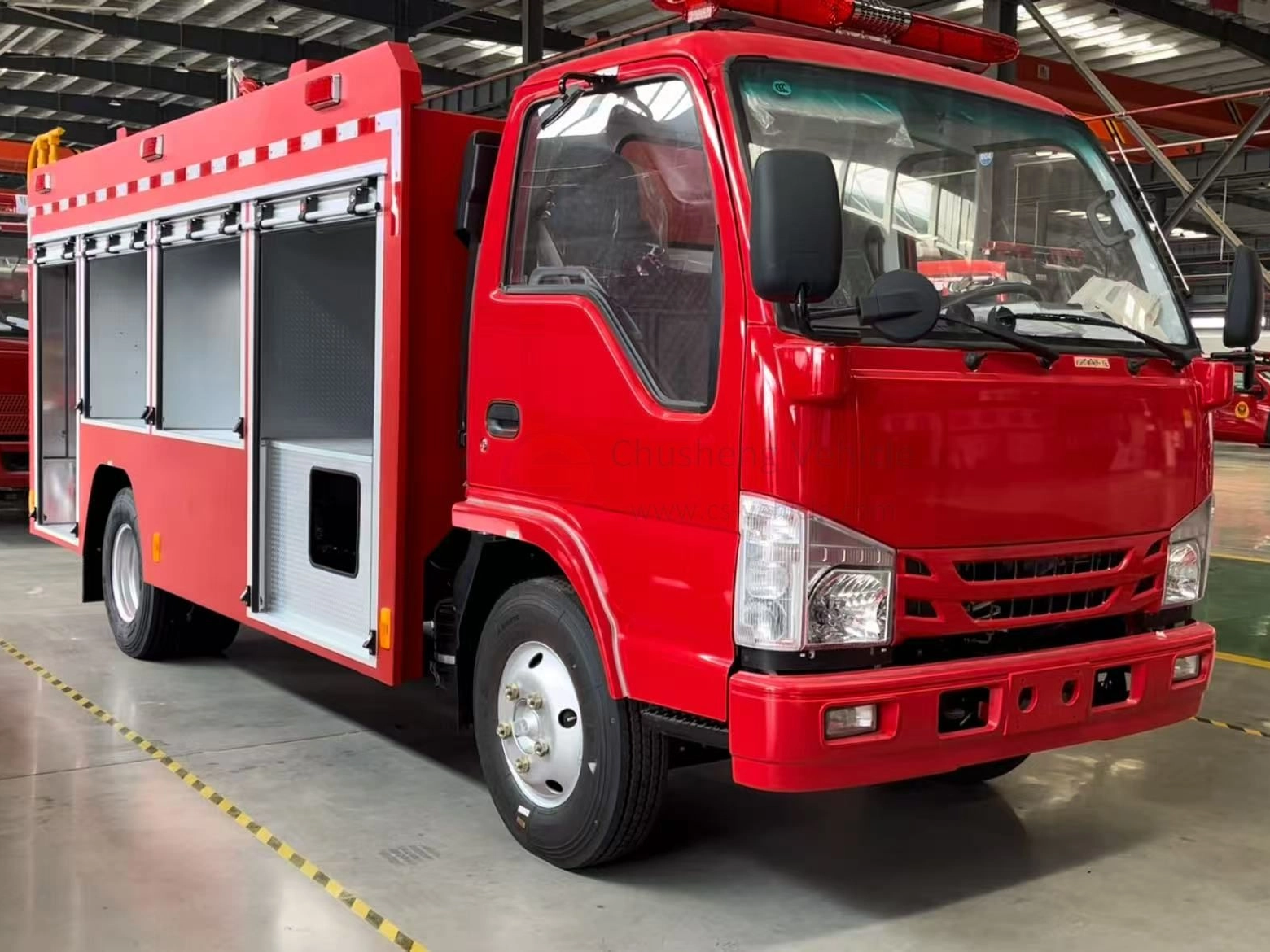 Successful！Philippine Customer Ordered 10units ISUZU Water & Foam Fire Trucks, Which Were Successfully Completed And Ready for Delivery!