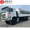 Shacman F3000 6x6 430hp Fully Enclosed Bus Passenger Transport Customized Off Road Trucks VAN Mining Personnel Transport Truck