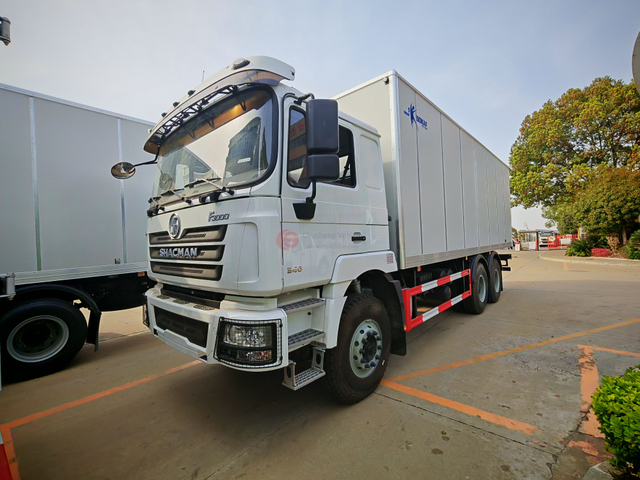 New Shacman 4x2 20CBM Cargo truck Van truck for Sales