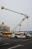 High efficiency 4*2 HOWO Folding Type Aerial Truck High Altitude Operation Truck