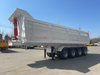 2 units 2025 Brand New Special Price White 4 Axles U Type Dump Semi trailer in Stock