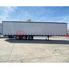 Factory Manufacture 3 Axles Cargo Box Curtain Side Semi Trailer Box Van Truck Trailer