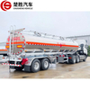 2 Axles 38000 Liters Aluminum Fuel Tanker Semi Trailer Gasoline Diesel Tank Semi-trailer