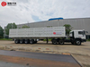 4 Axles 130T Side Tipping Semi Trailer Side Dump Semi-trailer for West Africa