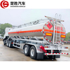 2 Axles 38000 Liters Aluminum Fuel Tanker Semi Trailer Gasoline Diesel Tank Semi-trailer