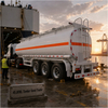 45000 Liters Fuel Tanker Semi Trailer 3 Axles FUWA 45m3 Steel Oil with 5 Compartments for Heavy Equipment Diesel Gasoline