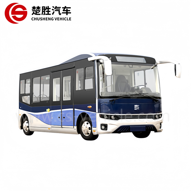 TENGLONG 5.9-Meter Brand-new Pure Electric Intercity Bus/Coach with 9-15 Seats Left Hand Drive And Lightweight Chassis City Bus